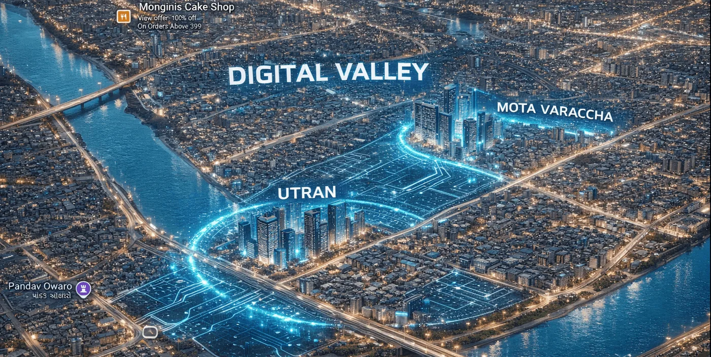 Uttran Digital Valley — Surat IT Community Location